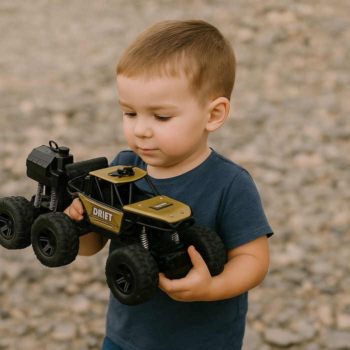 Drift Pioneer – 1:18 Scale 6-Wheel Spray Rock Crawler RC Car