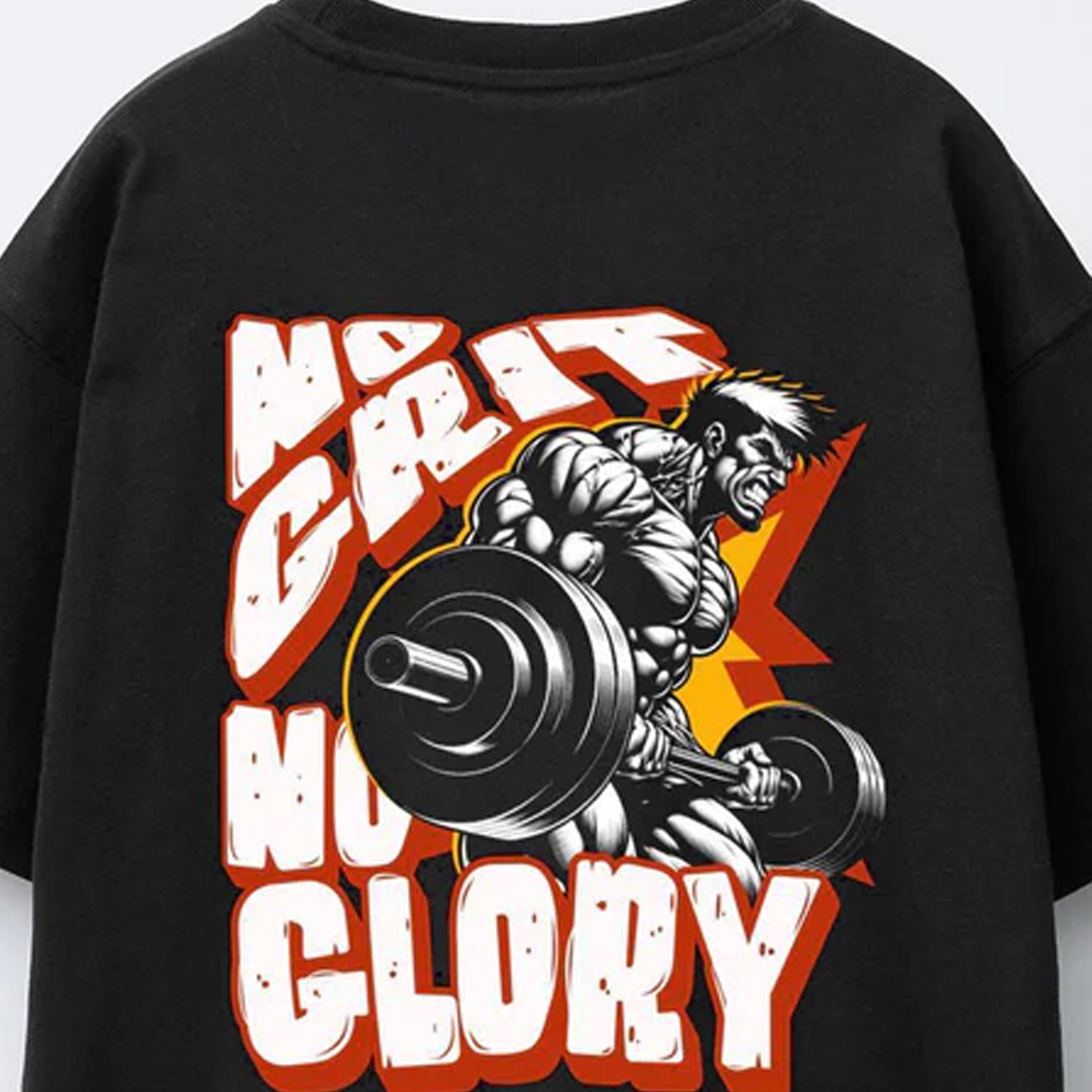 No Glory Gym Graphic T-Shirt 001