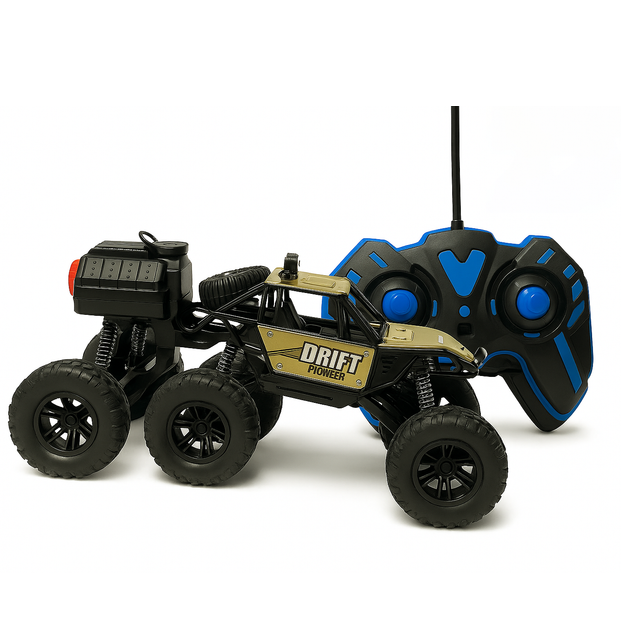 Drift Pioneer – 1:18 Scale 6-Wheel Spray Rock Crawler RC Car