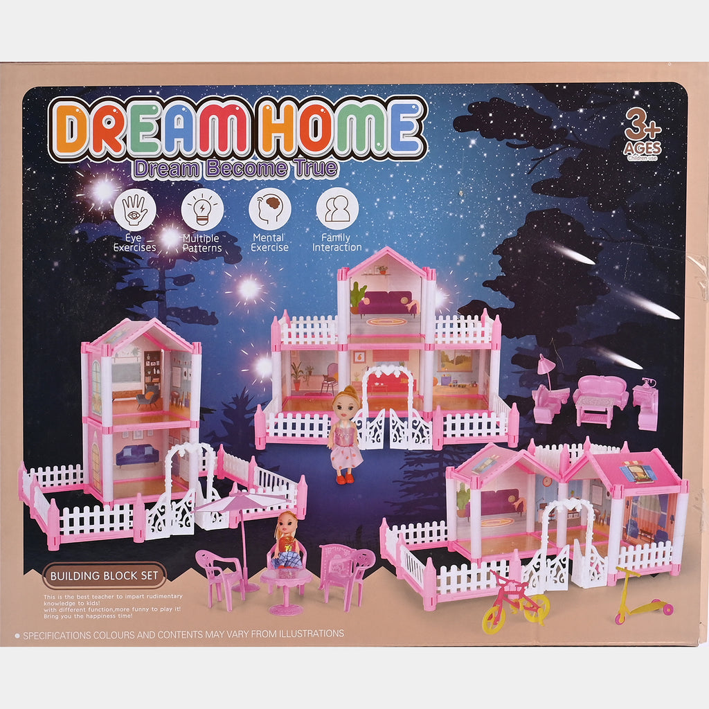 Villa Dollhouse Play Set – Build, Imagine & Create