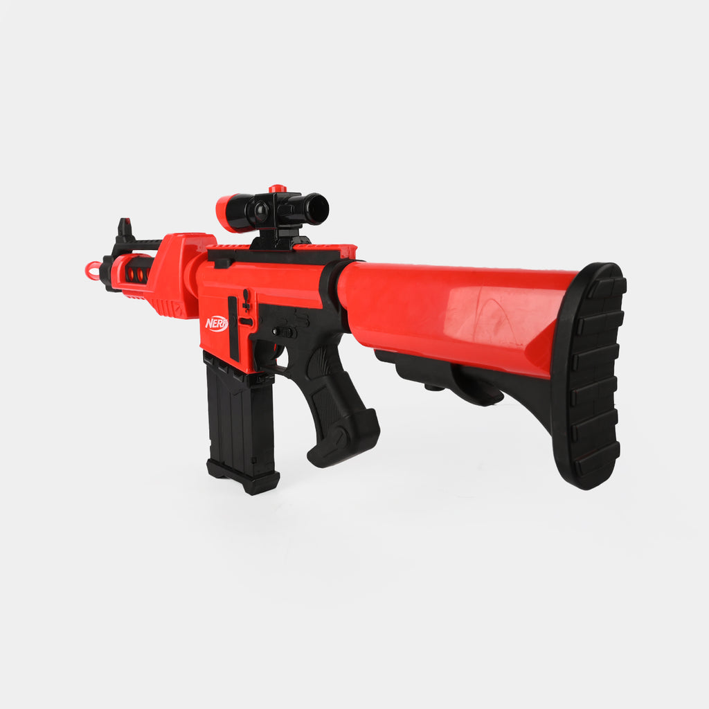 ELECTRIC MEGA NERF BLASTER + SOFT DART TOY