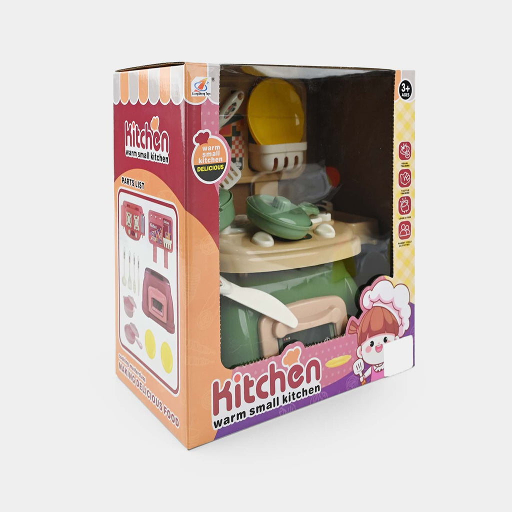 Toy Kitchen Playset For Kids
