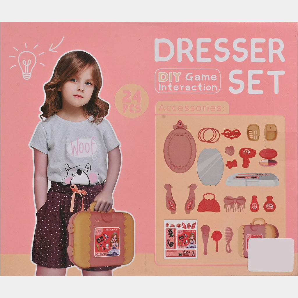 Fashion Beauty Dressing Briefcase for Girls