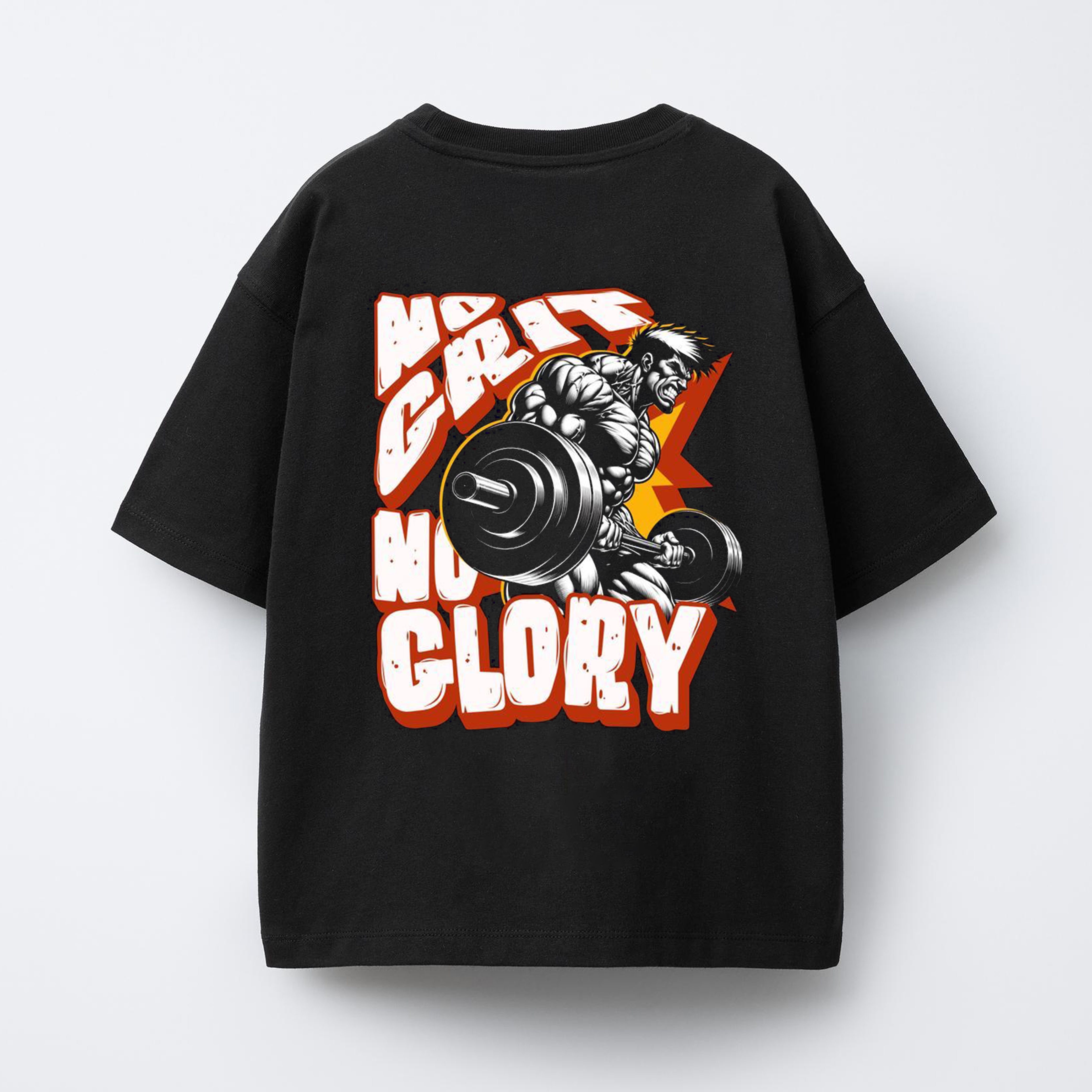 No Glory Gym Graphic T-Shirt 001
