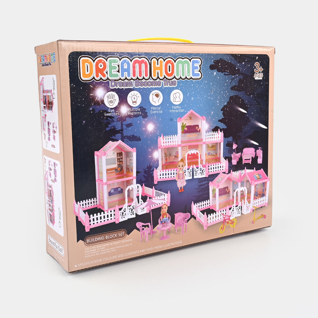 Villa Dollhouse Play Set – Build, Imagine & Create