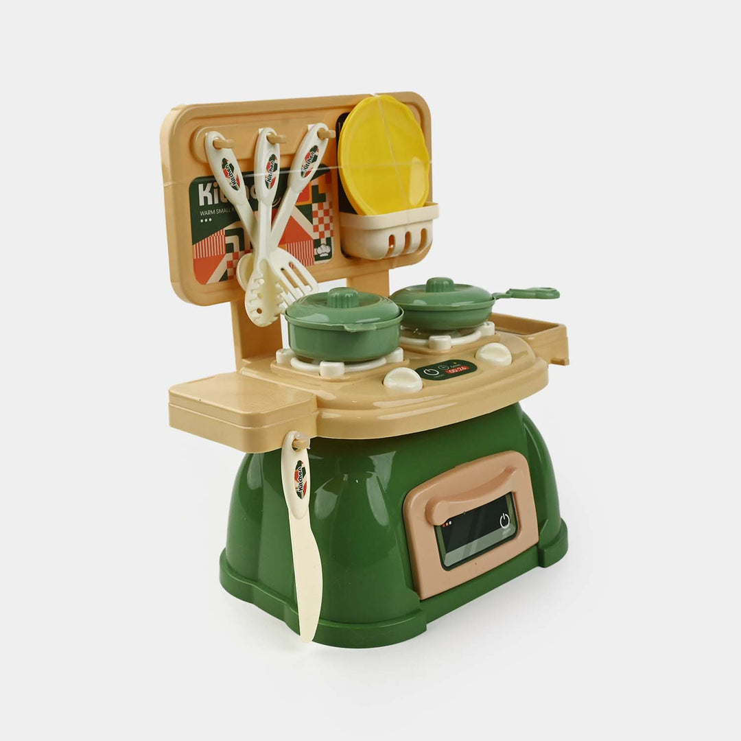 Toy Kitchen Playset For Kids