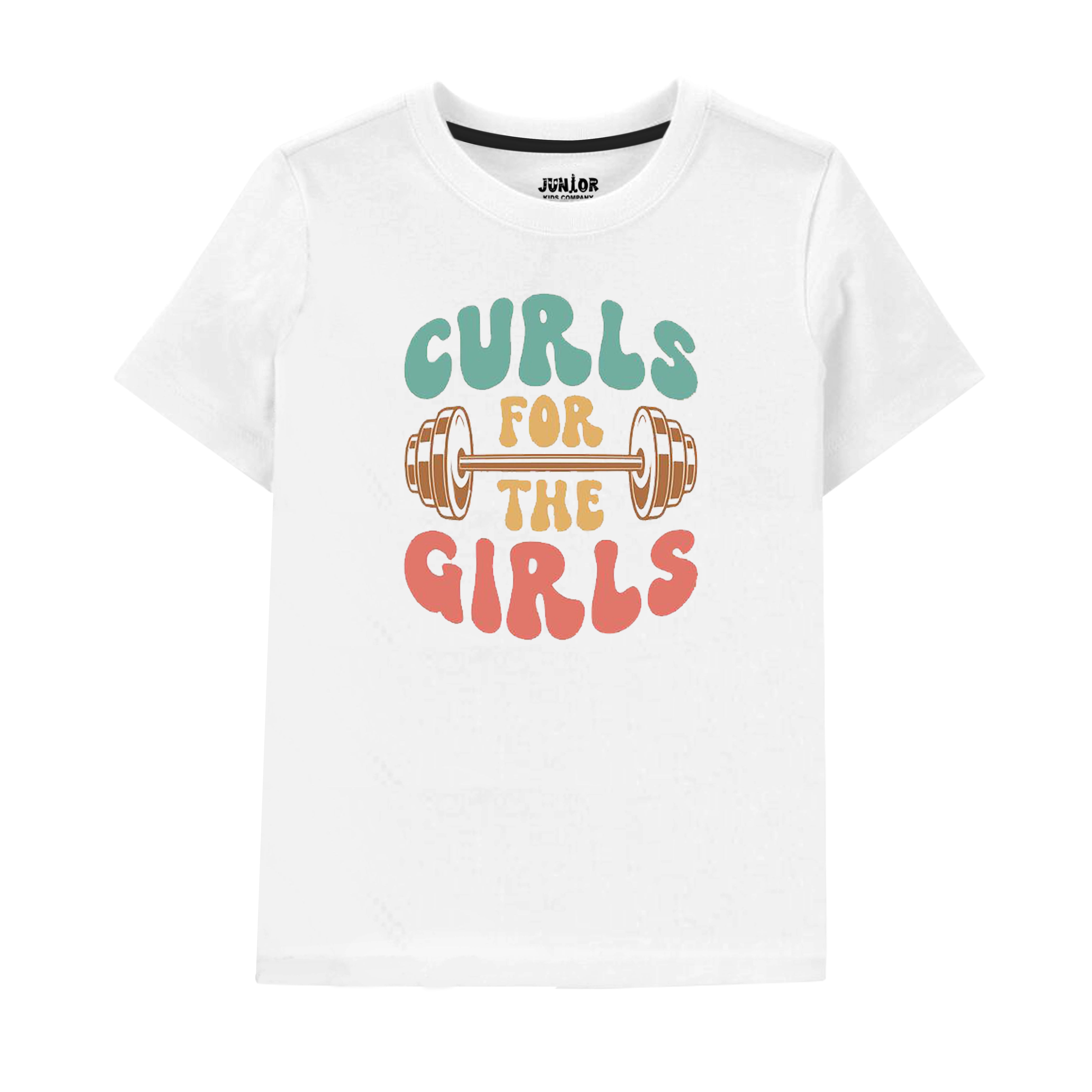 Curls for the Girls Gym Graphic T-Shirt 01