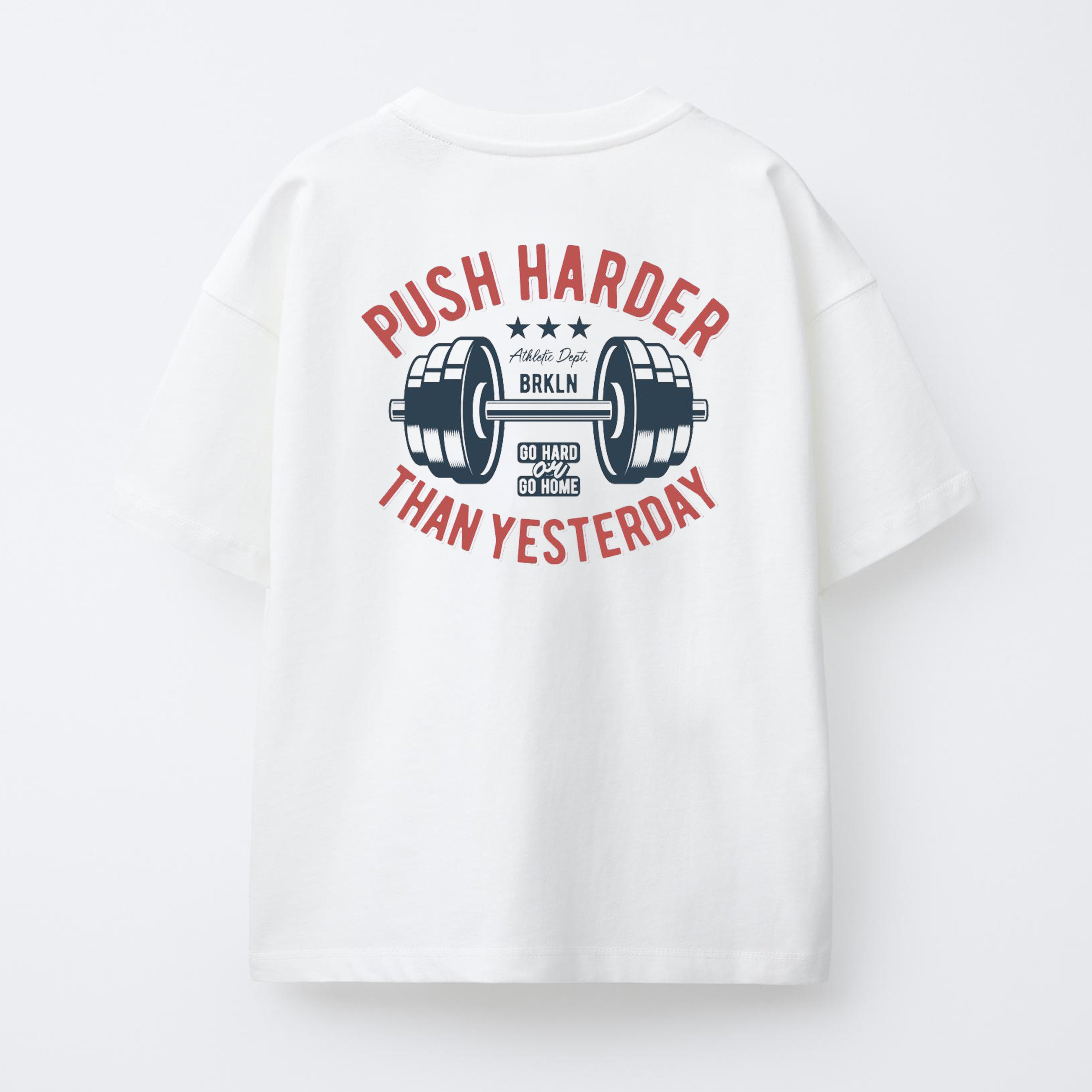 Push Harder Gym Graphic T-Shirt 001