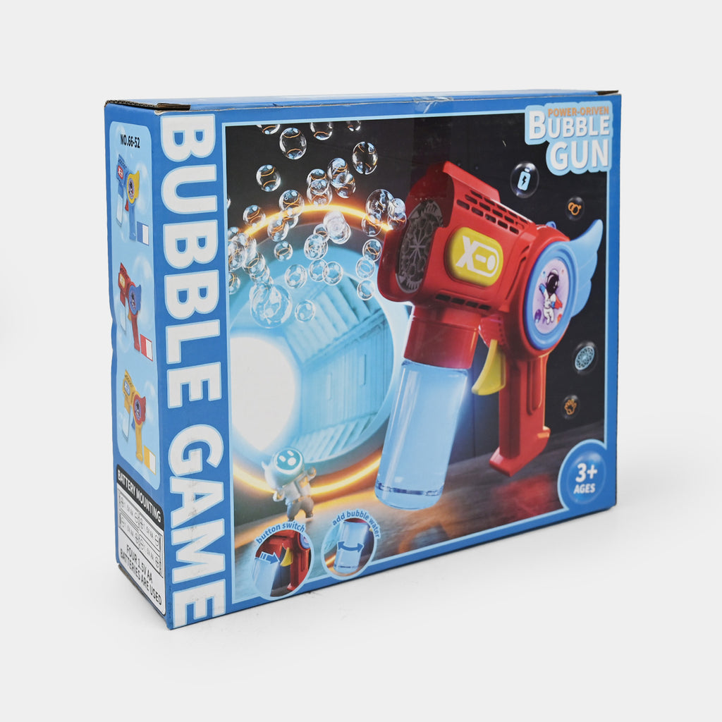 Battery Operated Space Bubble Blaster Toy