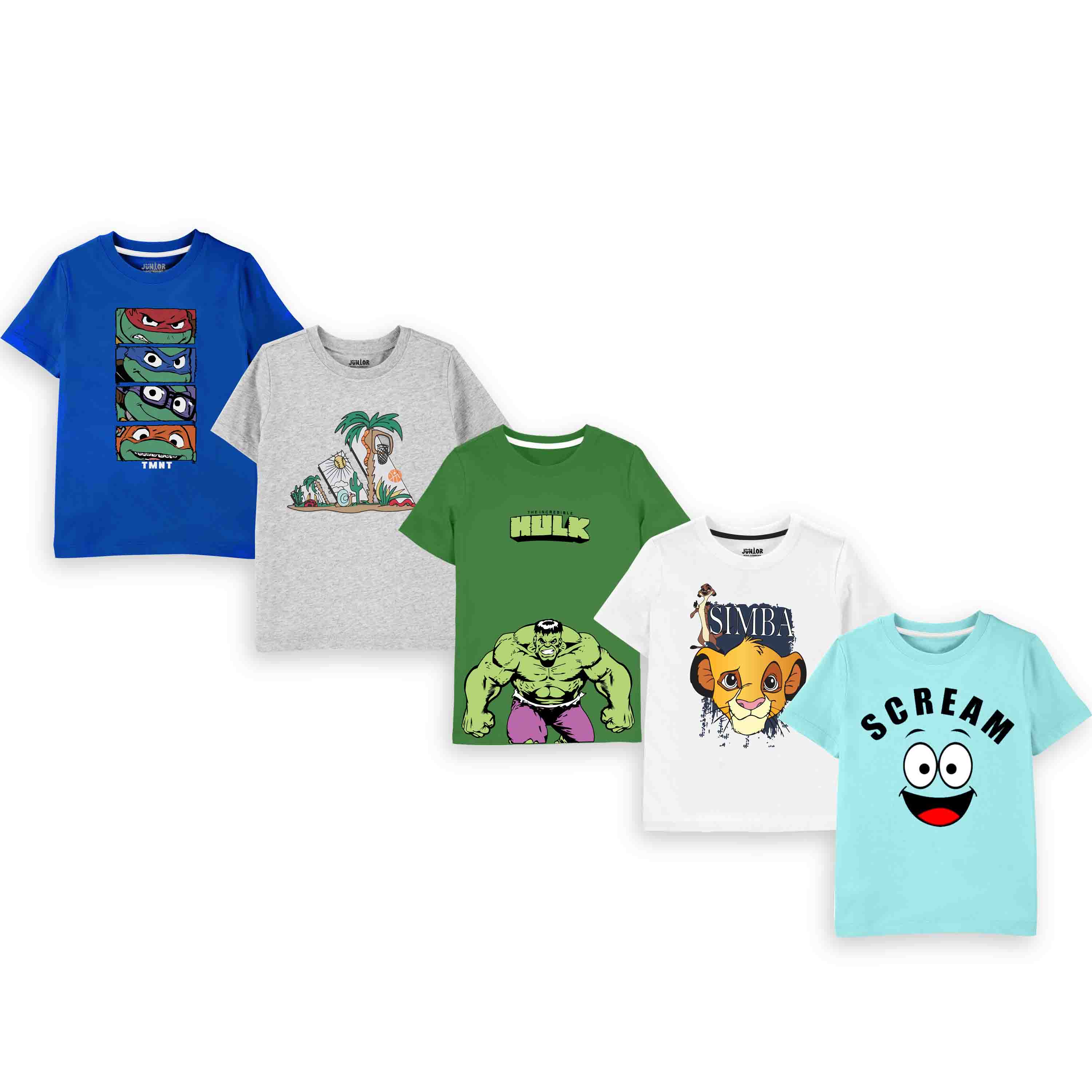 Junior 5 SHIRTS SETS - 02