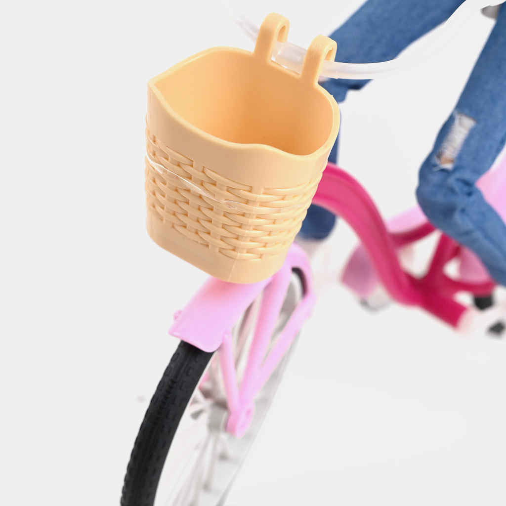 Defa Lucy Doll With Stylish Pink Bicycle (Copy)
