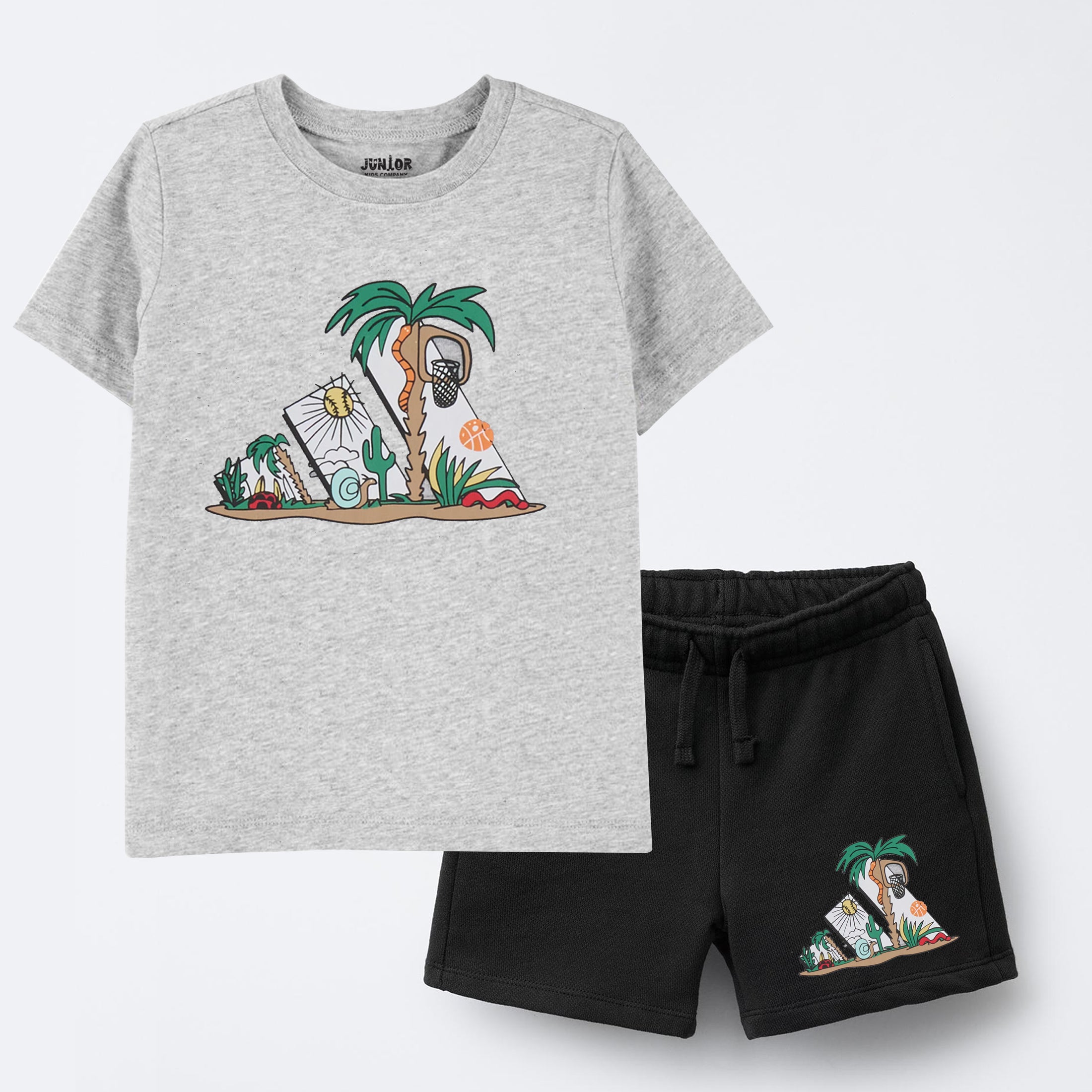 ADIDAS T-shirt and shorts 008